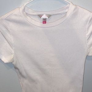 Basic White Crop top
